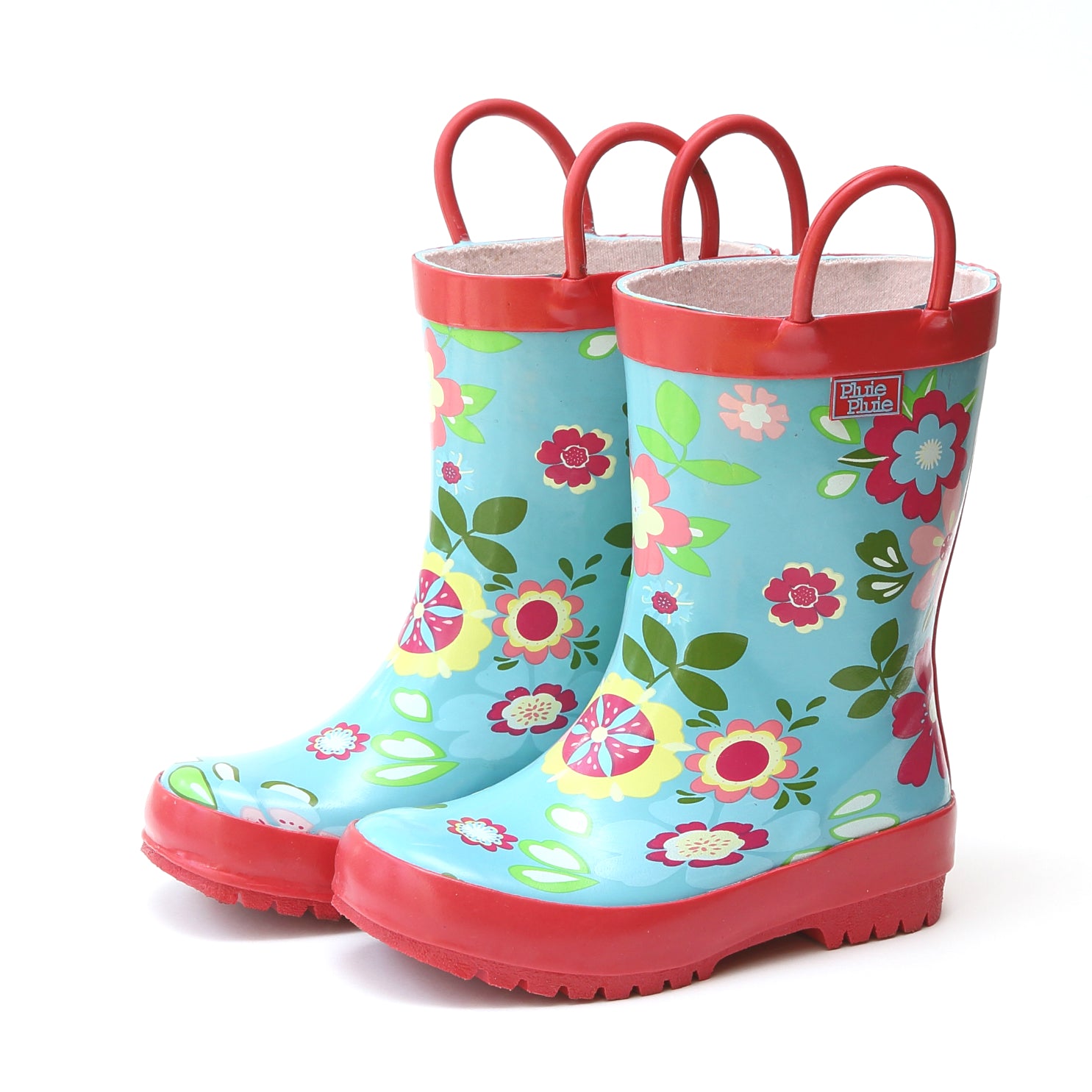 floral rain boot