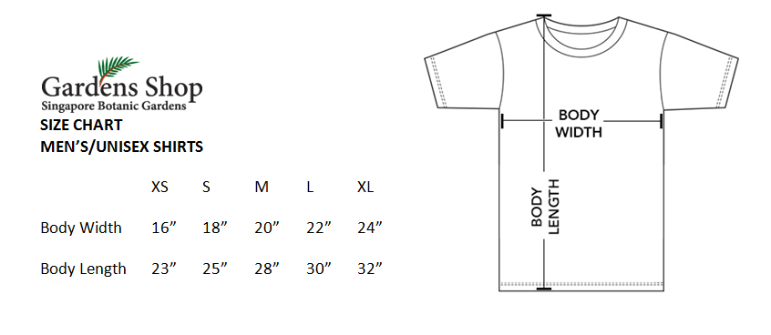 men's apparel size chart