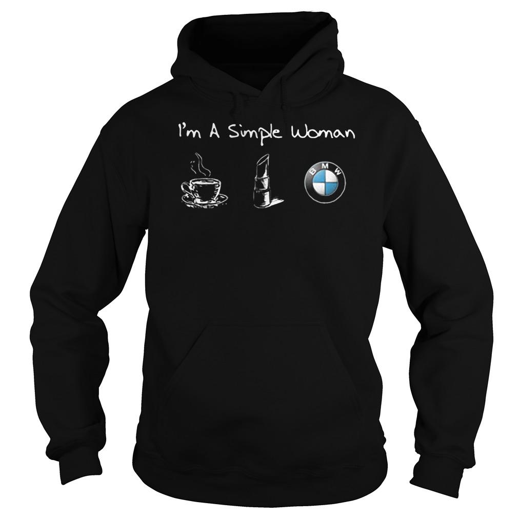 IÅ â”Ãˆm A Simple Woman Likes Coffee, Lipstick And Bmw Shirts