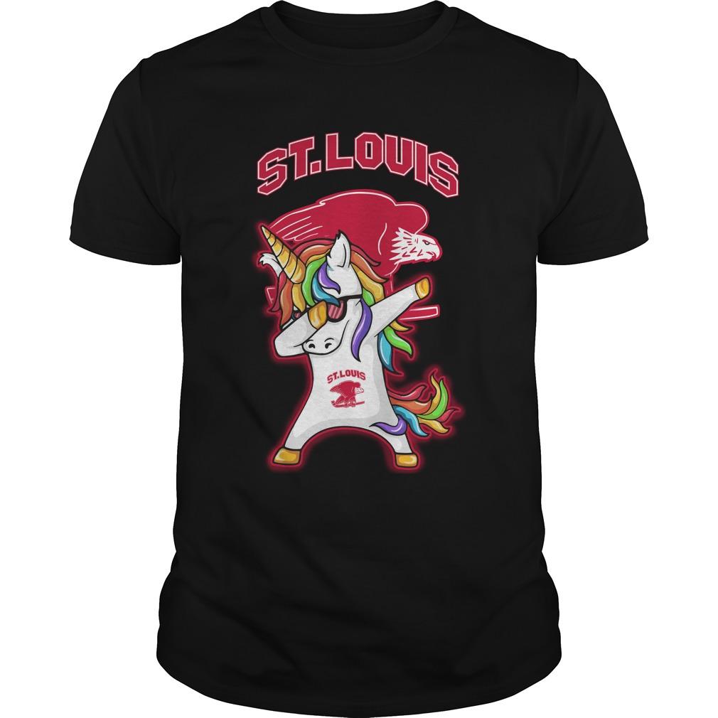 Unicorn Dabbing St Louis Eagles T Shirt