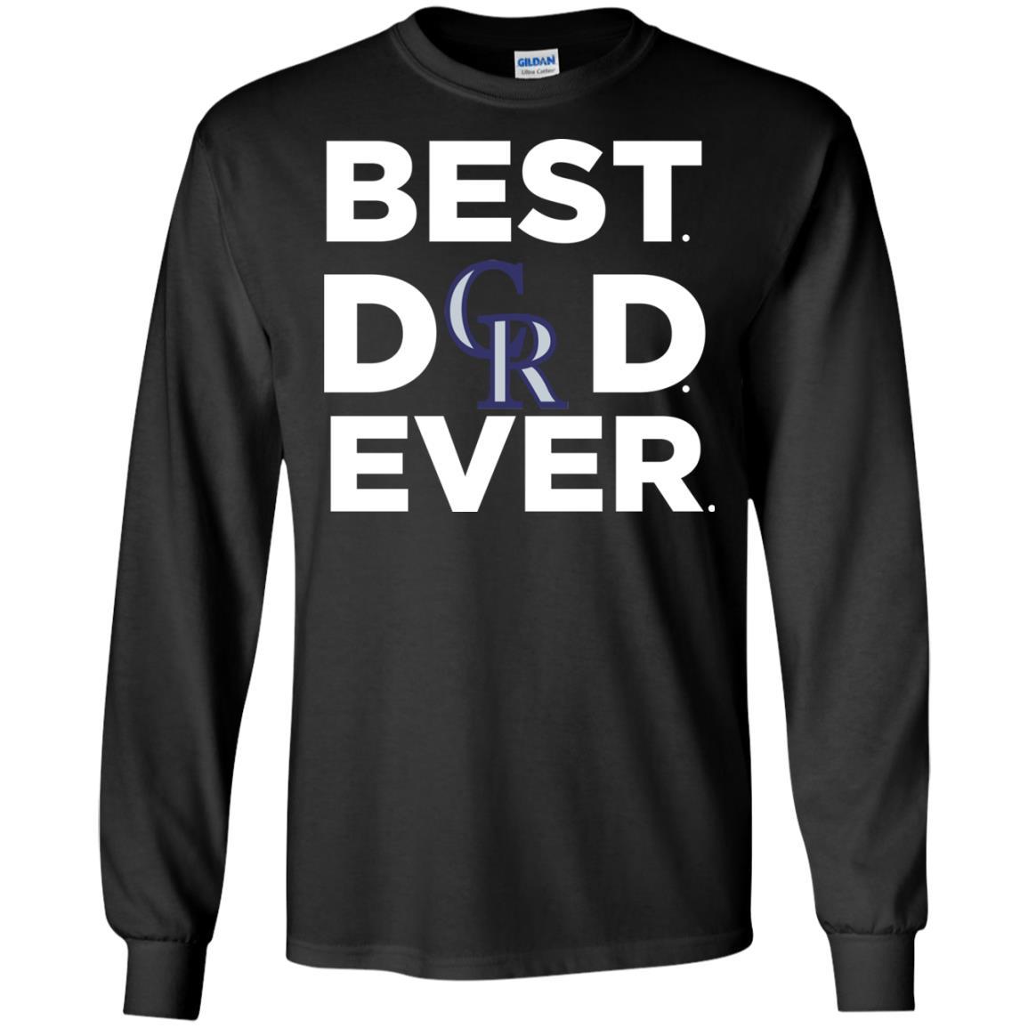Best Dad Ever Colorado Rockies Ameria Sport Father Gift T Shirt