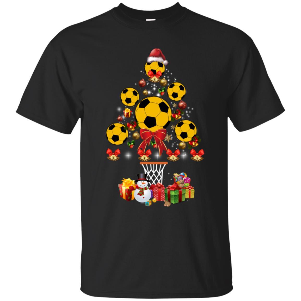 Soccer Balls Christmas Tree Shirts