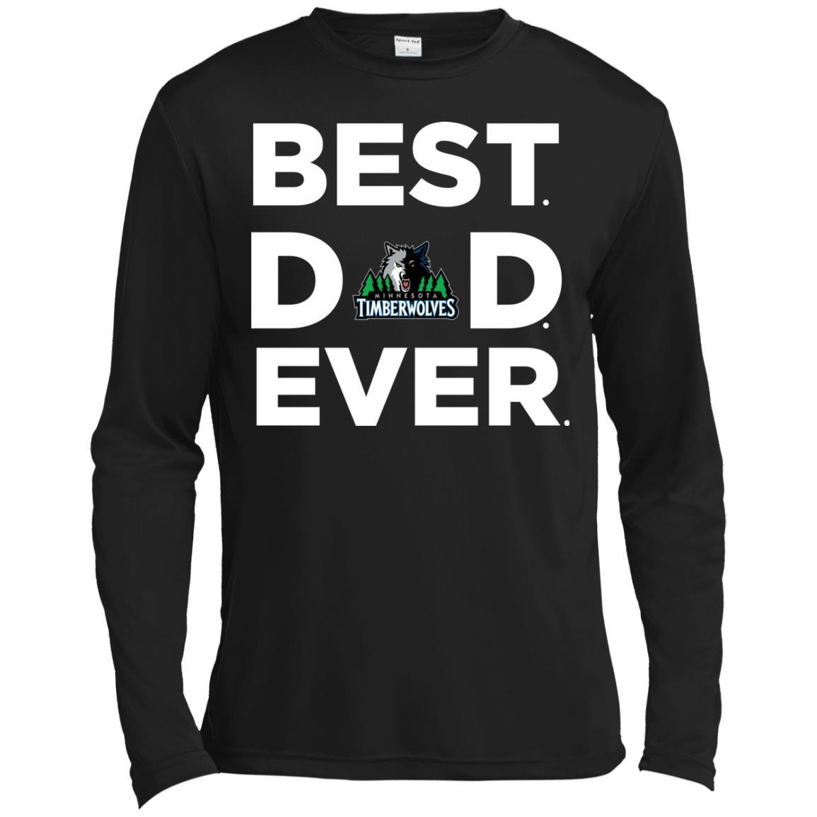 Best Dad Ever Minnesota Timberwolves Ameria Sport Father Gift T Shirt