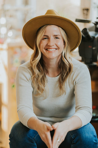 Corkie Bolton in her jewelry studio located in Rhode Island.