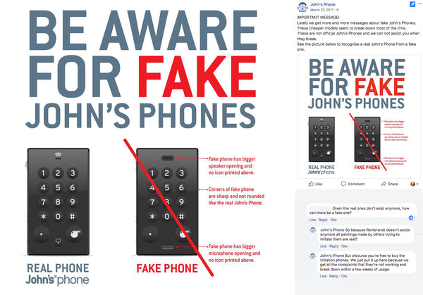 John's Phone - beware for fake!