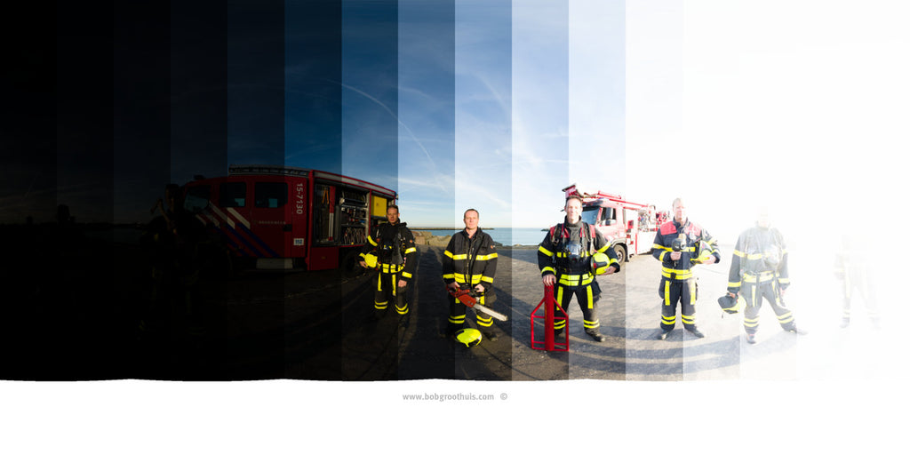 The (close) Encounters Project - Part 13 - Fireman Scheveningen - HDR Panorama portret - Exposures