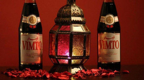 Vimto  a berry flavored drink produced for the first time in 1908