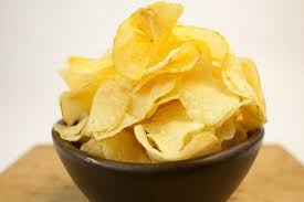 Natural potato chips