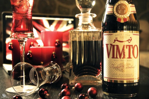 Vimto  a berry flavored drink produced for the first time in 1908