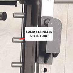 Full solid stainless steel tube smith machine