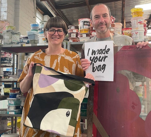 Meet The Makers Behind The Spring Field Tote ? Jason And Nadia