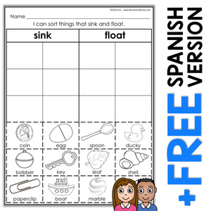 Sink Or Float Sort Activity