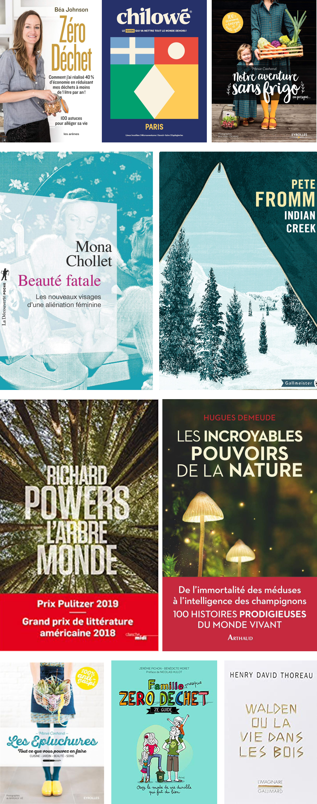 Sélection de livre pour l'été