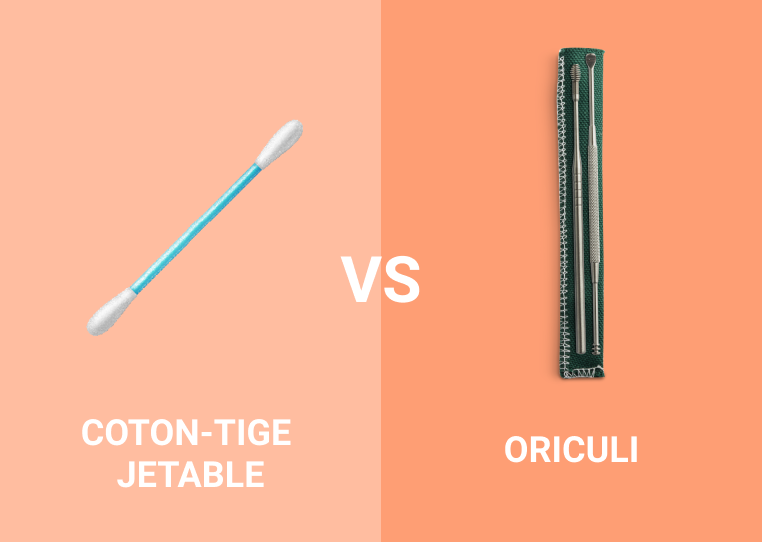 Coton-tige jetable vs Oriculi