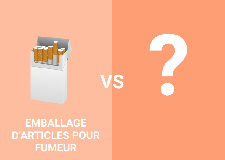 Emballage d'articles pour fumeur