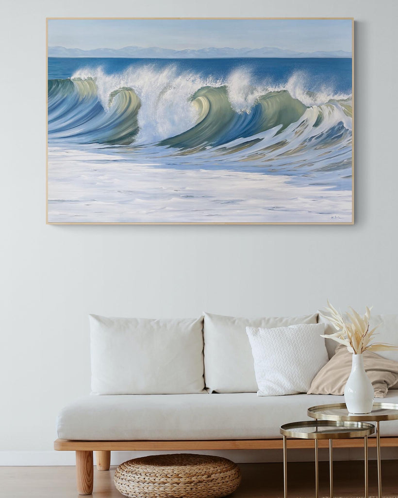 Coastal Modern Fine Art Ocean Painting