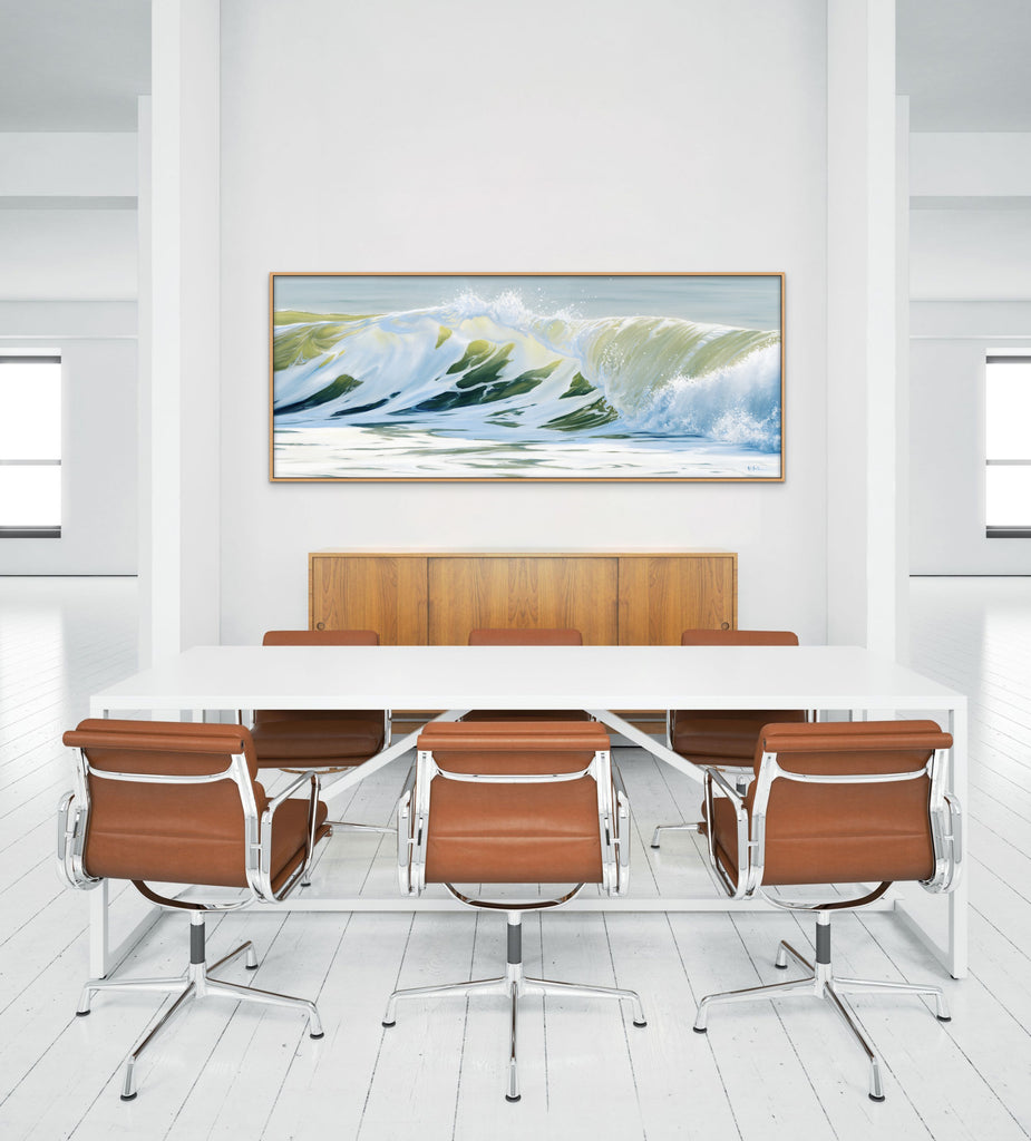 Original Fine Art Modern Office Interiors Coastal Beachy Ocean