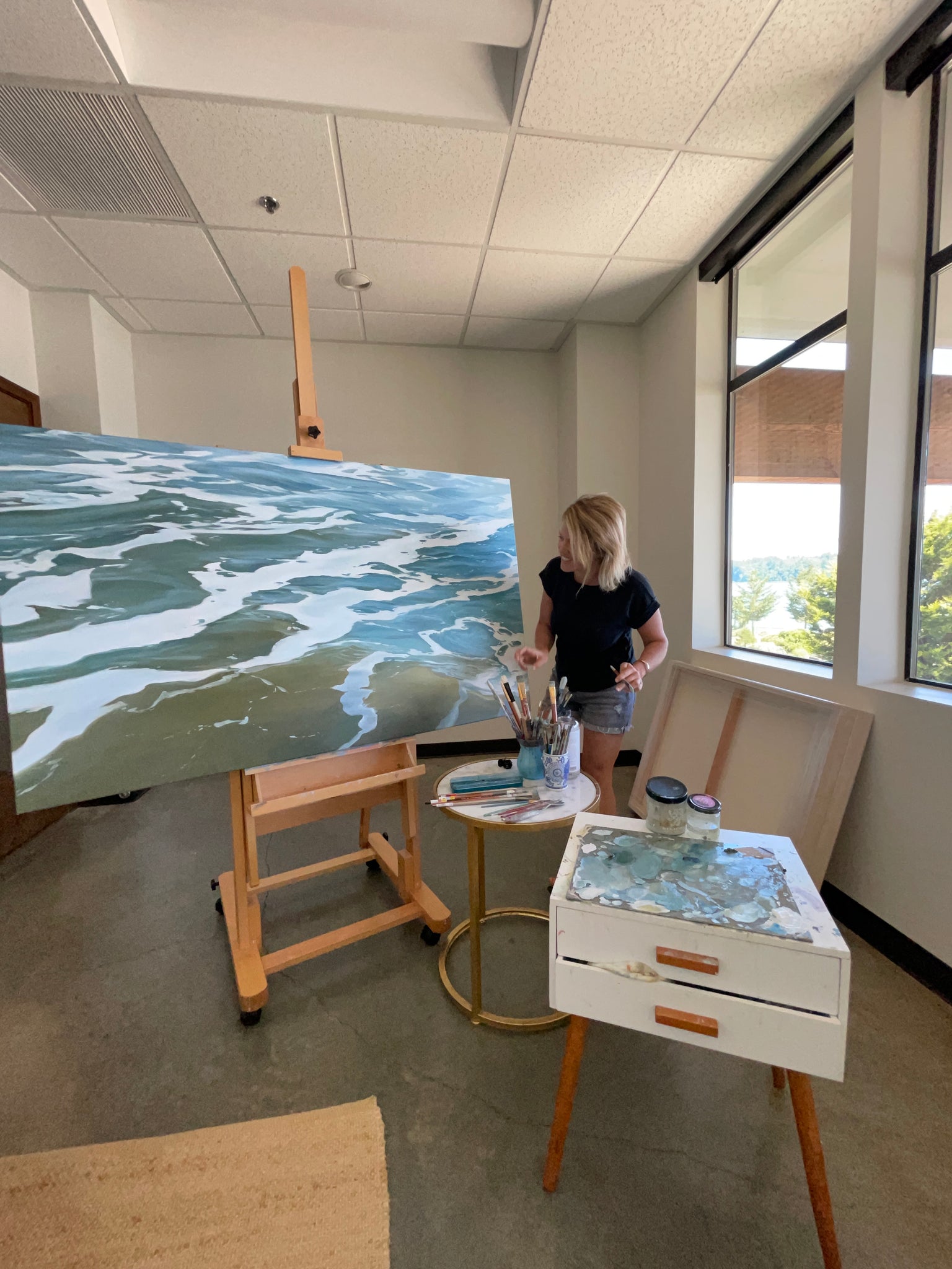Julie Kluh Fine Art Studio Water art ocean paintings