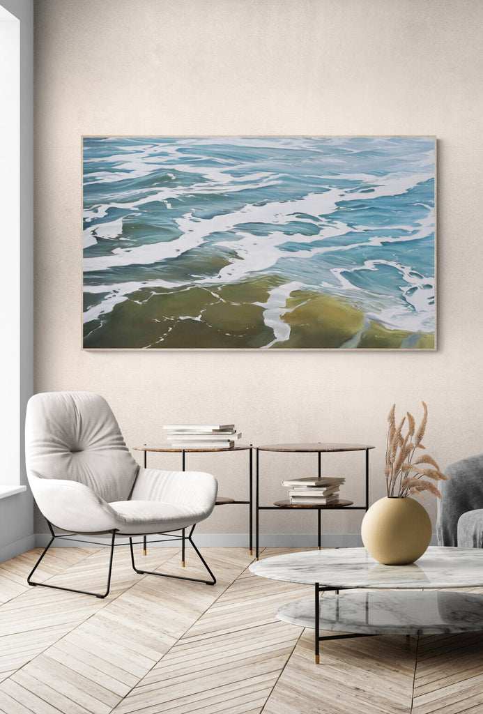 Ocean Surface Modern Coastal Art Design Prints