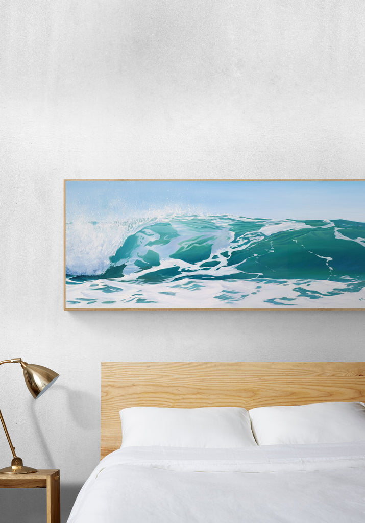 Wave Art for Above Beds and Couches