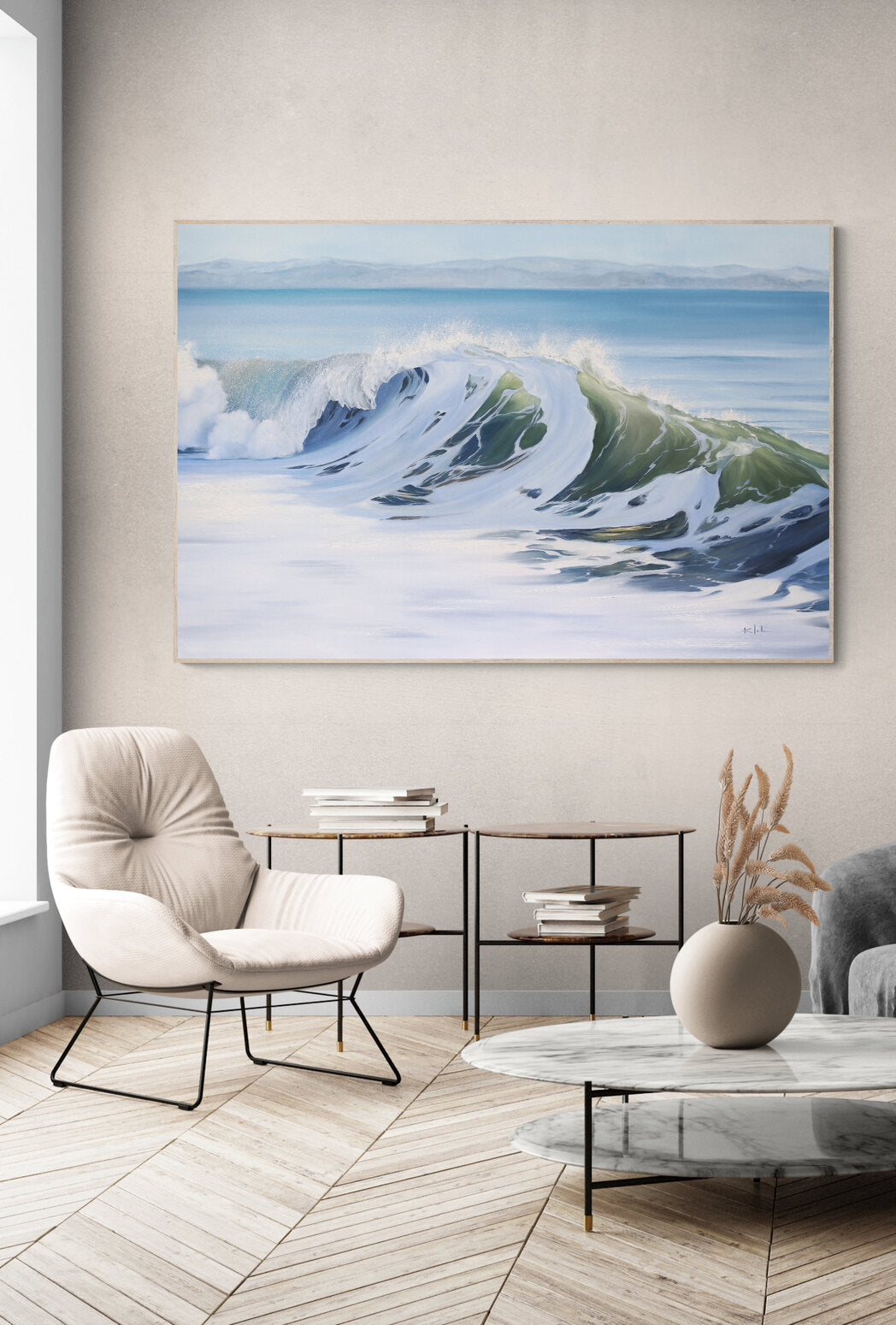 een andere poeder ader Resilience | Ocean Wave Art Large Canvas Prints | 30x20, 40x30, 60x40 –  Julie Kluh Art