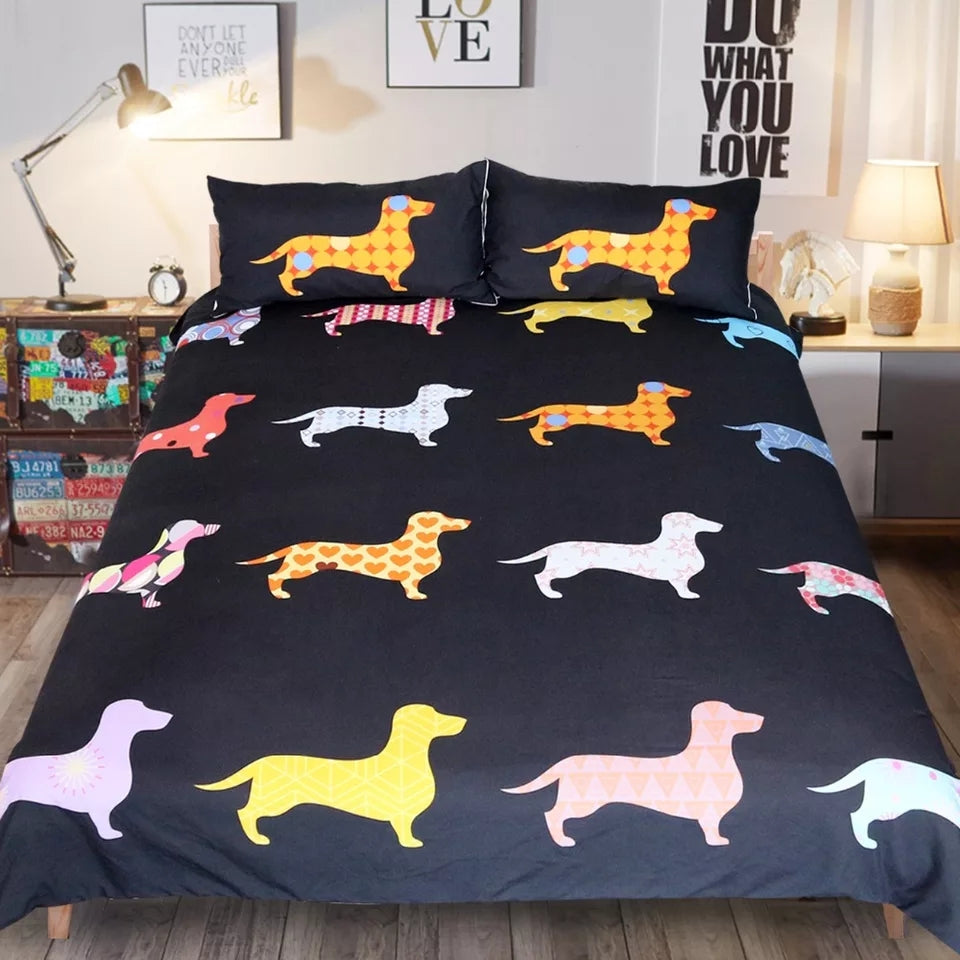 Sausage Dog Duvet Cover Set Bedroom Blitz More