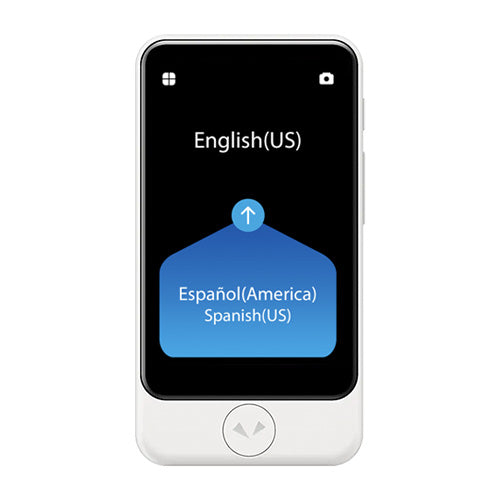 Pocketalk Modelo S Traductor de voz bidireccional en tiempo real en 82  idiomas con cámara de datos incorporada de 2 años y texto para traducir y –  Yaxa Store