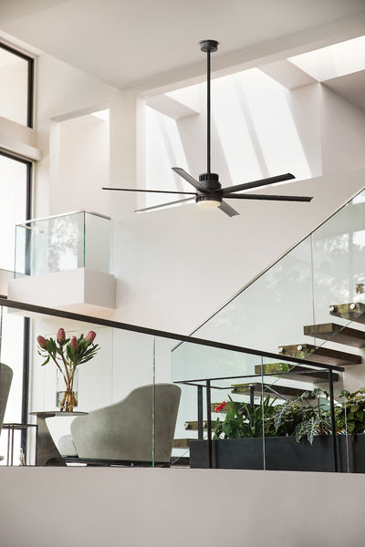 Modern Ceiling Fan showcased in a Contemporary Home