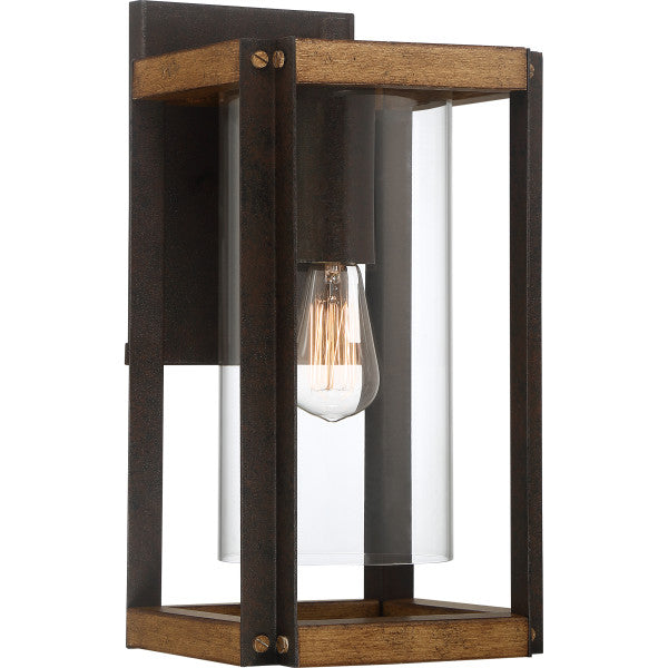 outdoor wall sconce in rustic black MSQ8409RK