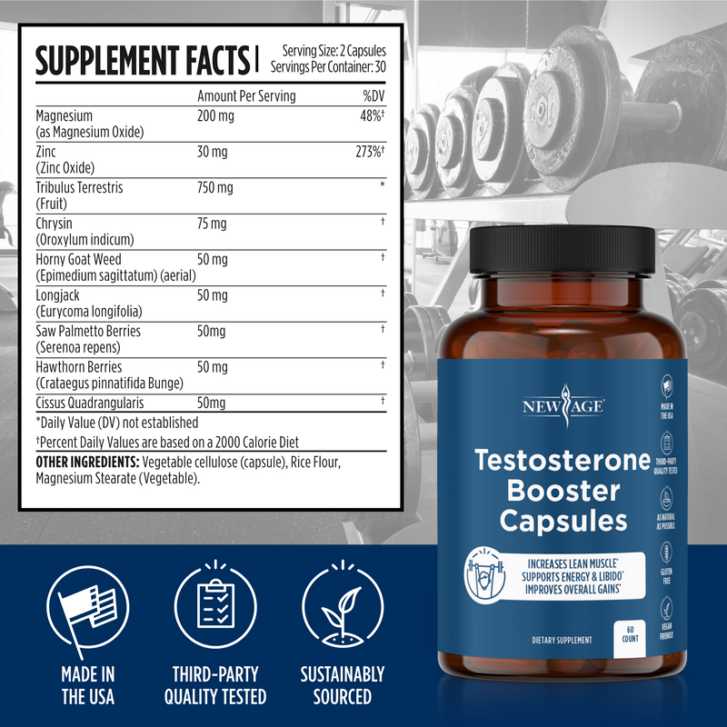 Testosterone Booster Capsules New Age Natural