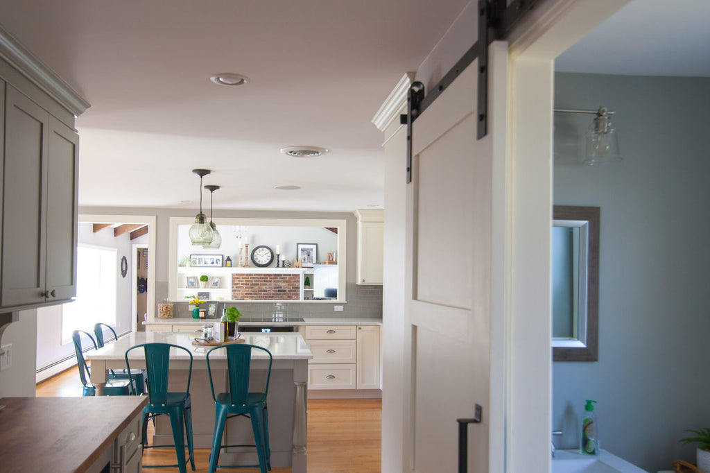 barn door hardware bathroom