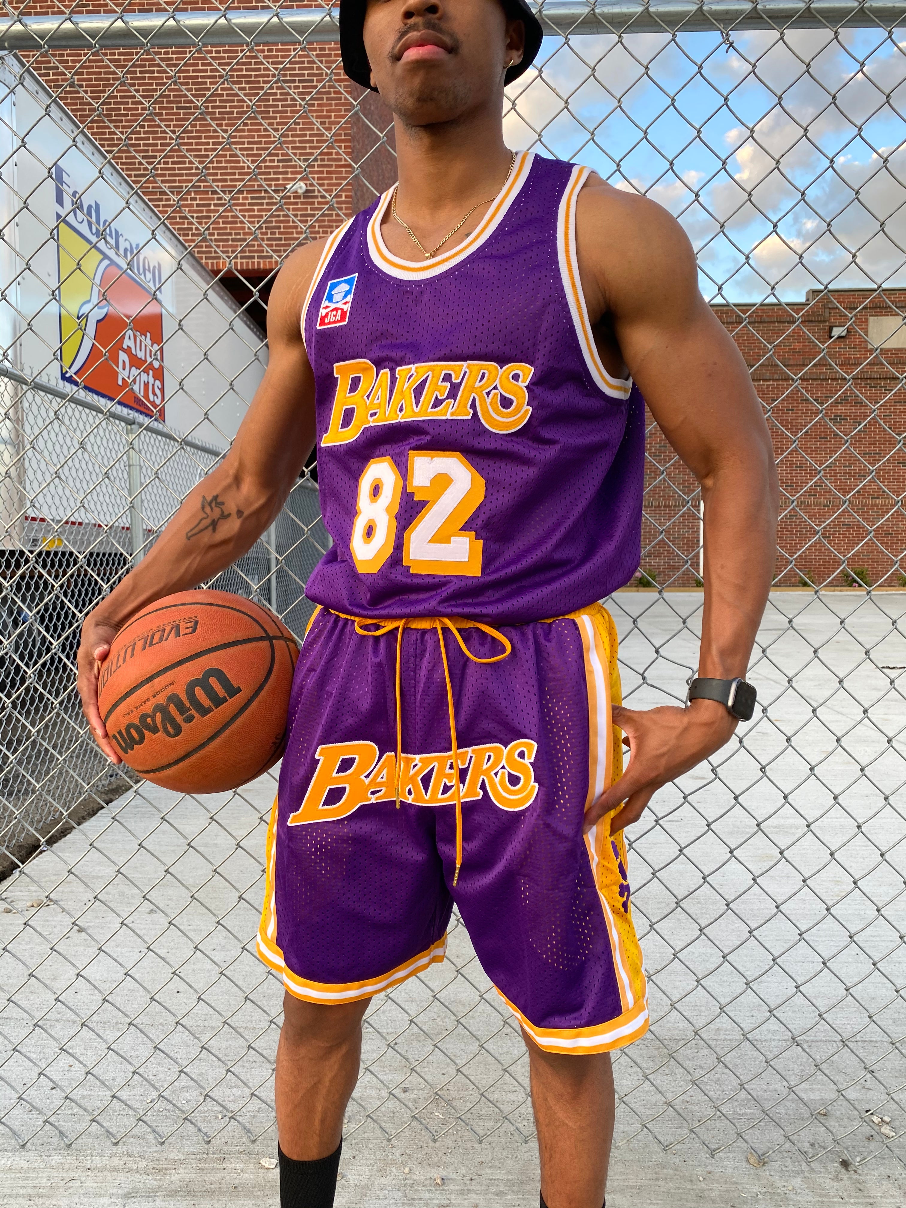 Official Los Angeles Lakers Mitchell & Ness Shorts, Basketball Shorts, Gym  Shorts, Compression Shorts