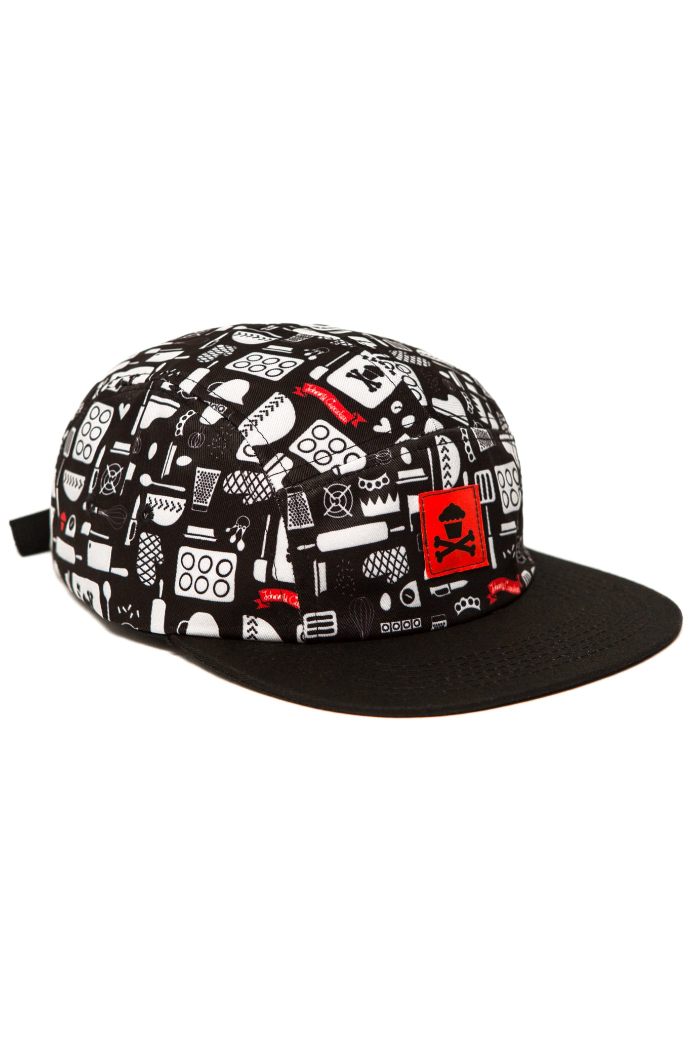 Checkered Crossbones 5 Panel