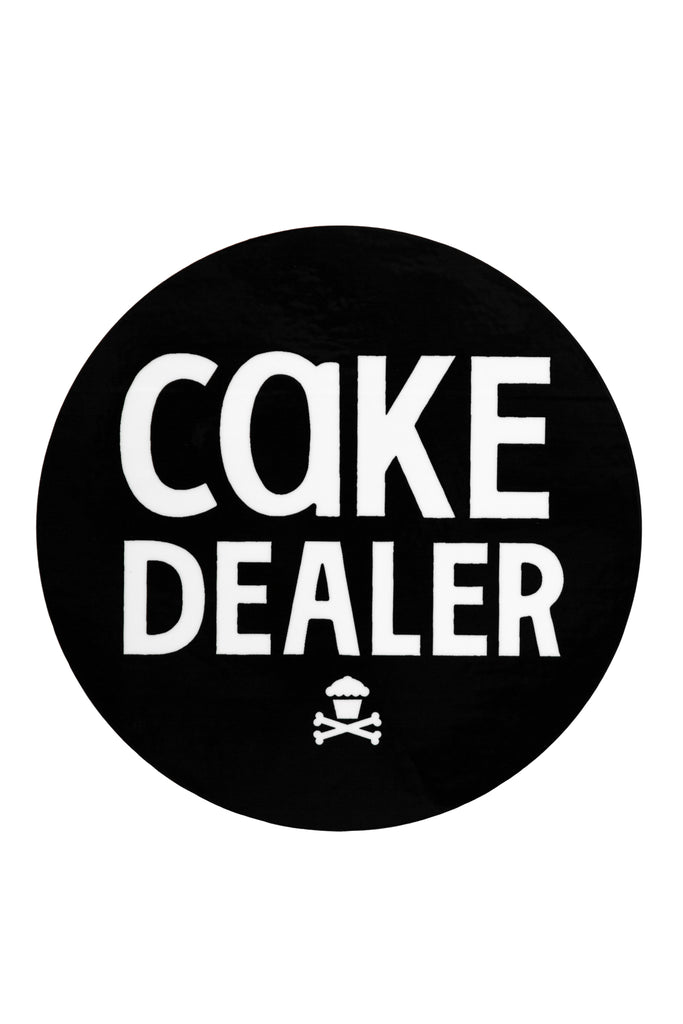 Download Cake Dealer Round Sticker Black Johnny Cupcakes