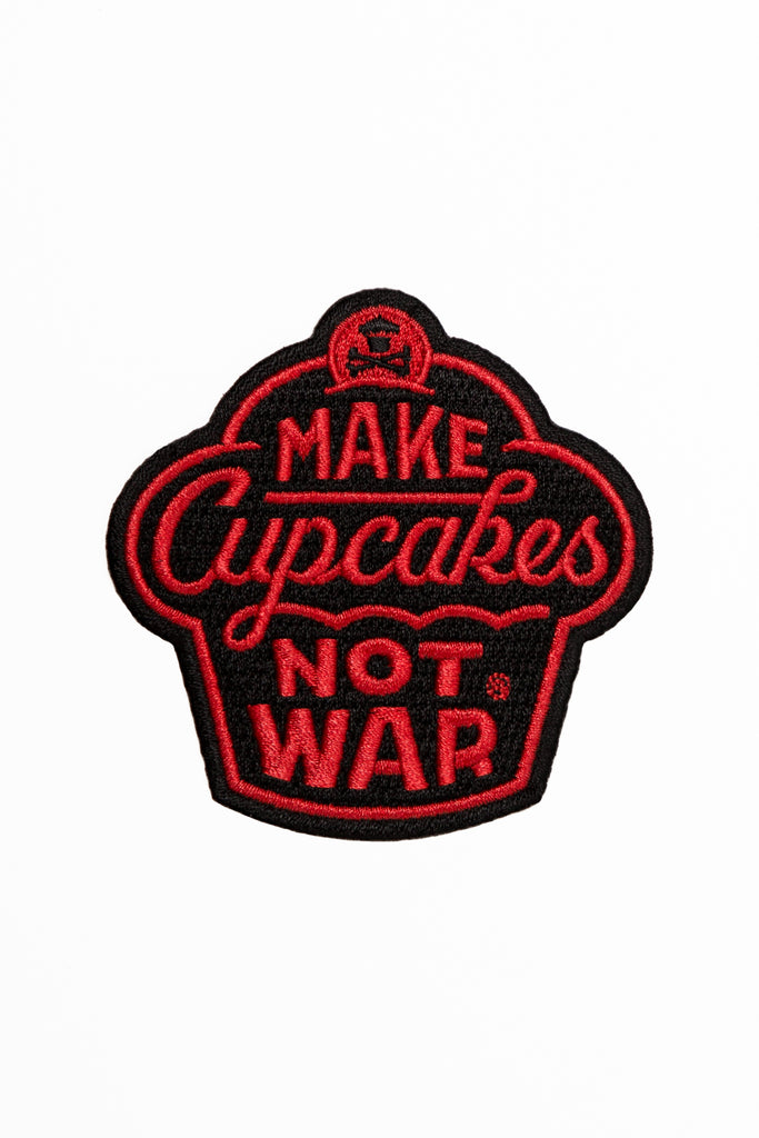 War Embroidered Patch Johnny Cupcakes