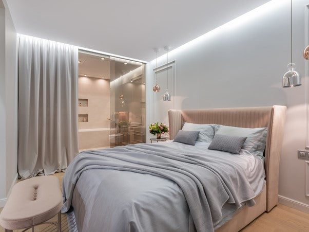 neutral tone bedroom