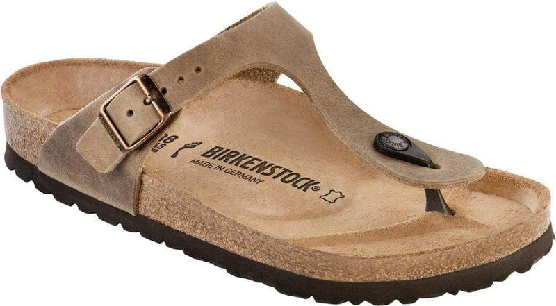 birkenstock gizeh iron oiled leather