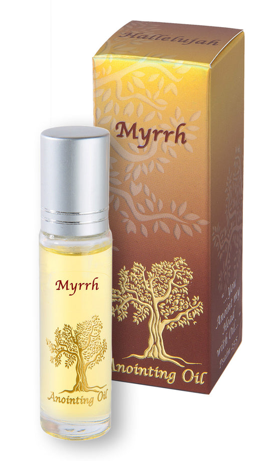 Frankincense & Myrrh Aromatic Prayer Anointing Oil Bible from Holy Lan –  The Peace Of God®