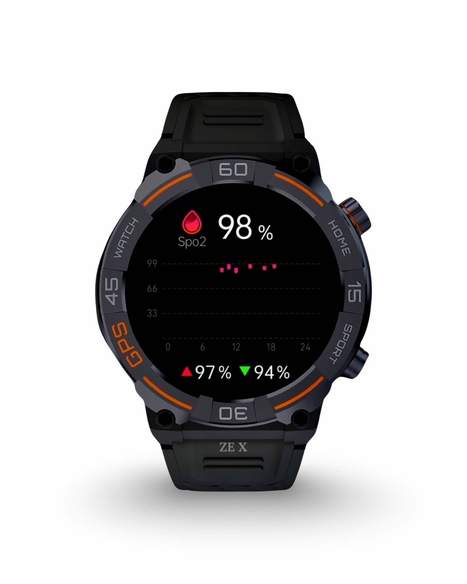 ZE X Smartwatch blood oxygen