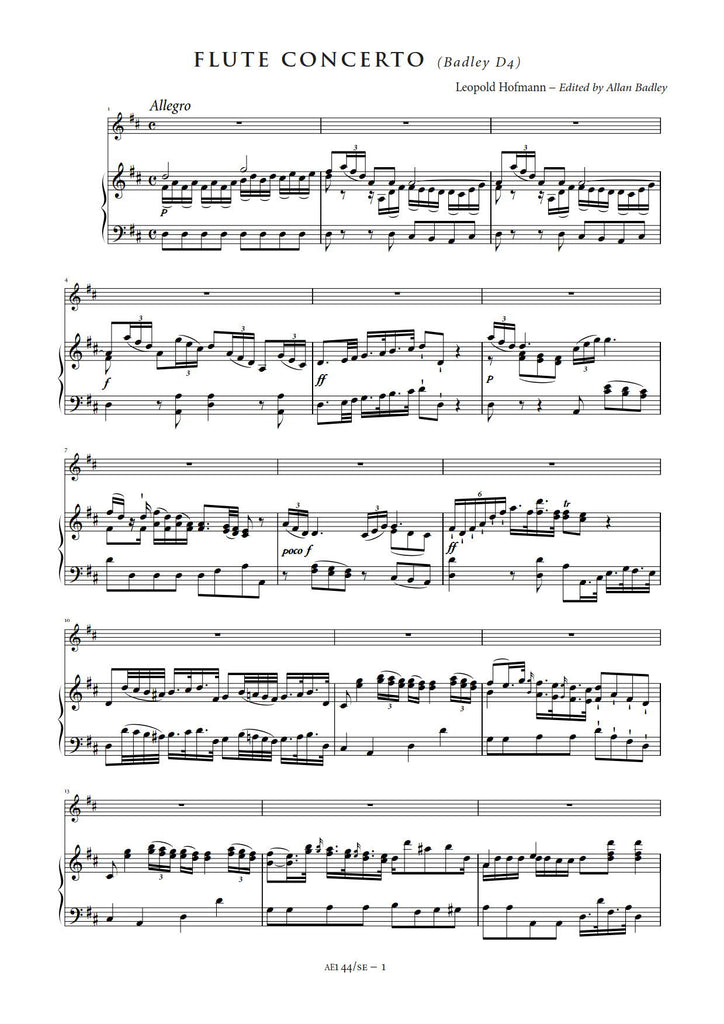 Boccherini Flötenkonzert in D-Dur-Pdf-Dateien