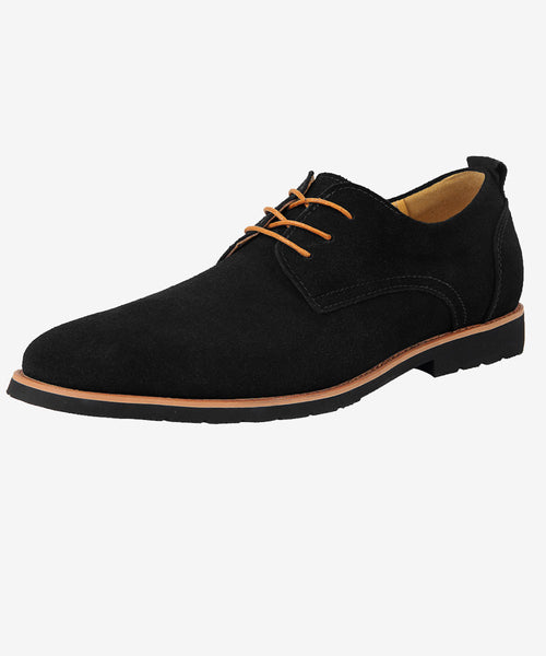 iLoveSIA Men's Suede Leather Oxford 