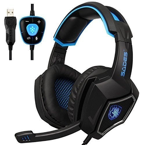 sades 7.1 sound effect gaming headset