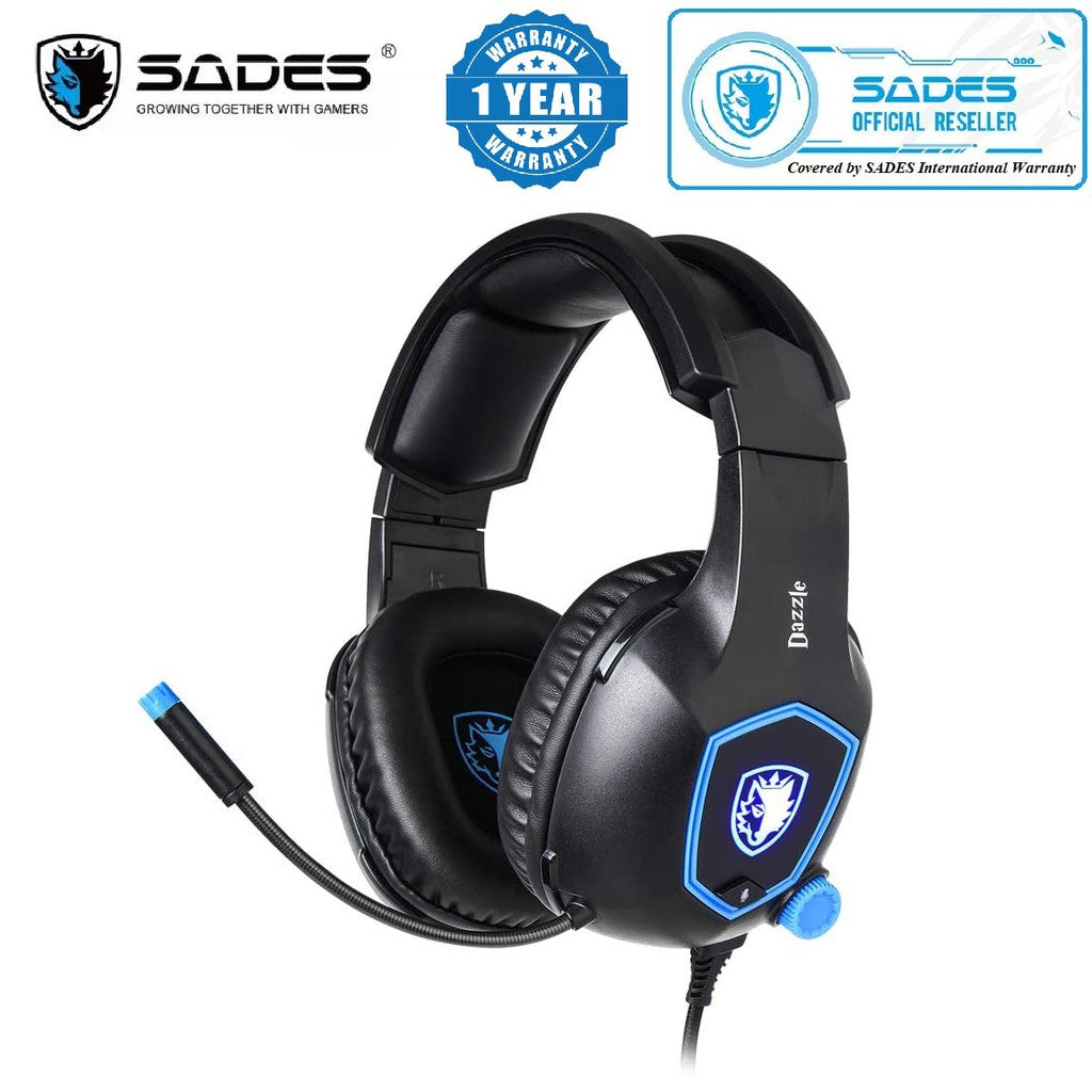 sades 7.1 gaming headset not putting voice output