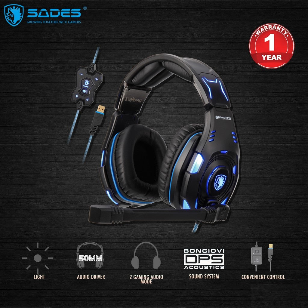 sades 7.1 sound effect gaming headset software