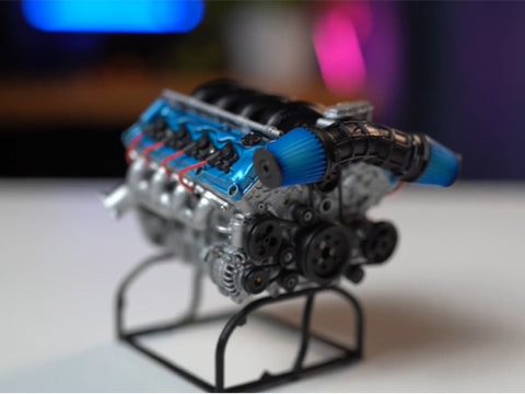 Custom Build V8 Engine | 3D model