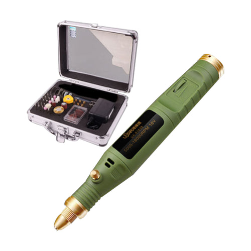 wisoqu electric mini drill grinder, mini drill set grinder kit, adjustable  speed polishing engraving grinding pen