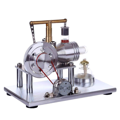 Electric Double-Speed Rotating Display Stand for Model Engine - Stirlingkit