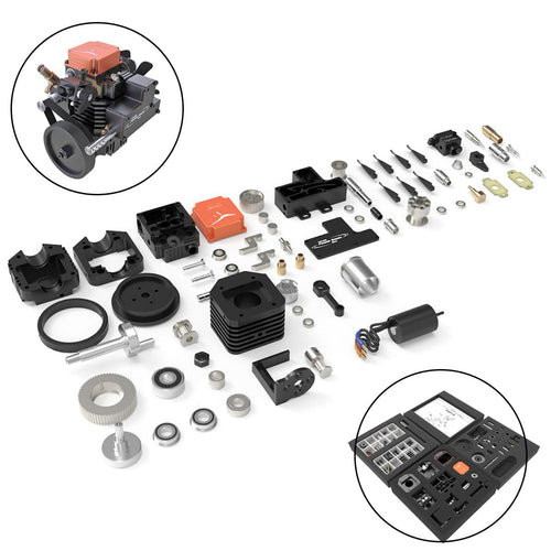 Toyan FS-S100AT Eencilinder 4-takt Motor Methanol Motor Mini