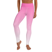 pink ombre gym leggings