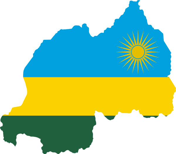 Rwanda kaart